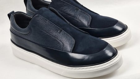DARKWOOD-SNEAKERS-GÜNLÜK SPOR-HAKİKİ DERİ-ERKEK AYAKKABI-LACİVERT-(SÜET+AÇMA DERİ+DERİ)