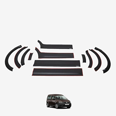 Volkswagen Caddy 2010-2015 Dodik Set 12 Parça Kısa Şase Çift Sürgü