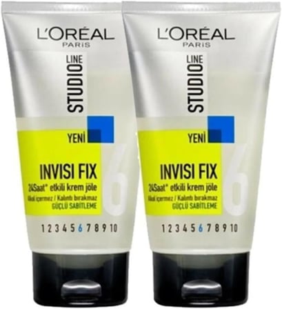 L'Oreal Paris Studio Line Invisi Fix Güçlü Sabitleştirme Jöle 150 ml X2, 86905950802772