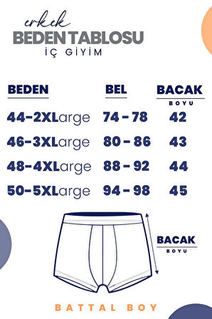 Öts Erkek Boxer Düğmeli, Süprem Kumaş (%100 Pamuk)