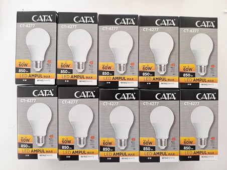CATA CT-4277B LED Ampul, 9 W, 730 lm, Beyaz Işık 10 lu paket