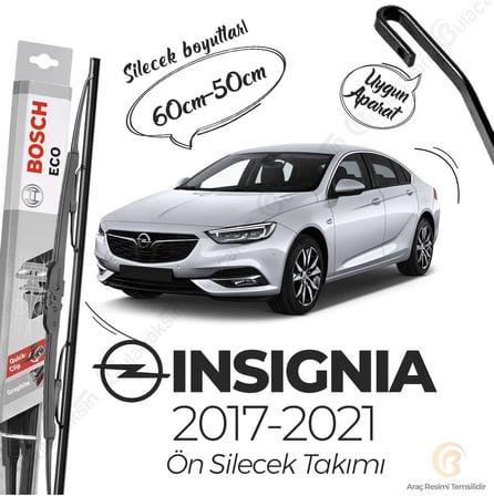 Eco Ön Silecek Takımı, Opel Insignia 2017-2021 ile Uyumlu