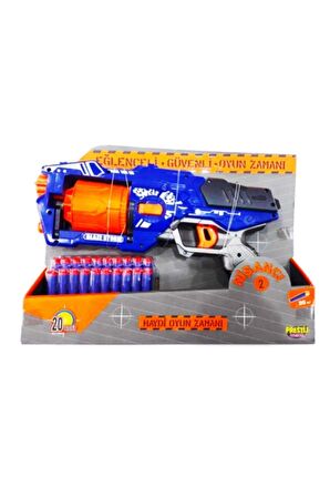 Nerf Silah Sünger Mermi Atan Hot Fire Nişancı-2 Oyuncak Tabanca