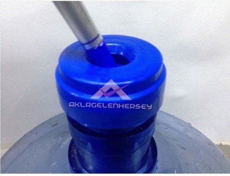 Vakia Şarjlı Su Pompası / Su Sebili Uyumlu Su Dökülmesini Engelliyen Yaylı Non-spill Damacana Kapağı