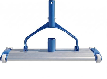 Hisar Havuz Alüminyum Havuz Süpürgesi - 2 inç Vakum Bağlantılı, 45 cm Genişlik - Lüks Havuz Temizleme Aparatı (Tekerlekli ve Klipsli)