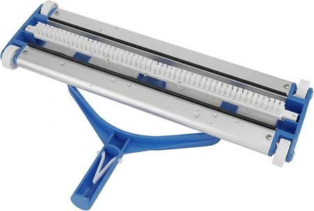 Hisar Havuz Alüminyum Havuz Süpürgesi - 2 inç Vakum Bağlantılı, 45 cm Genişlik - Lüks Havuz Temizleme Aparatı (Tekerlekli ve Klipsli)