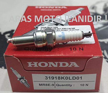 Honda Dio 110 Buji Orjinal Servis Kodlu MR8E-9 Ngk Tüm Yıllara Uygun -Arasmoto