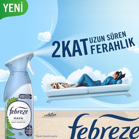 Hava Ferahlatıcı Sprey Oda Kokusu Dağ esintisi 185 ml