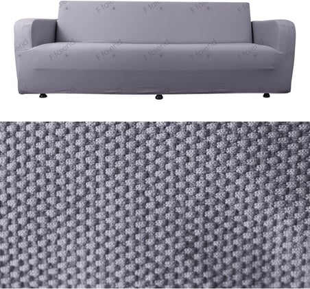 bibaha 3 Kişilik Balpeteğı Desen Likralı Koltuk Örtüsü Cekyat Için Lastikli petrol mavi 180 x 230