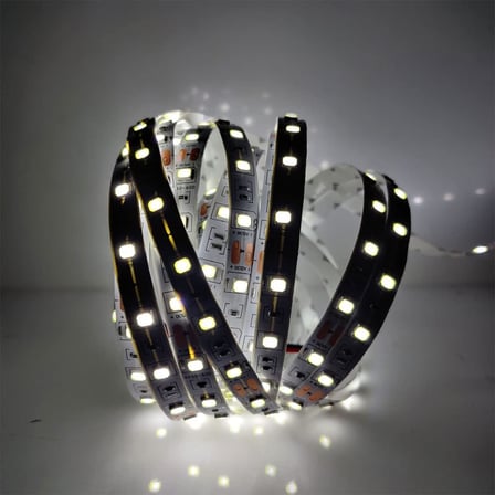 4040 Yeni Nesil Şerit LED 5 Metre + 12v 5 Amper 60 Watt LED Trafo (Beyaz)