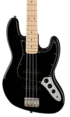 Squier Affinity Jazz Bass Akçaağaç Klavye Siyah Bas Gitar