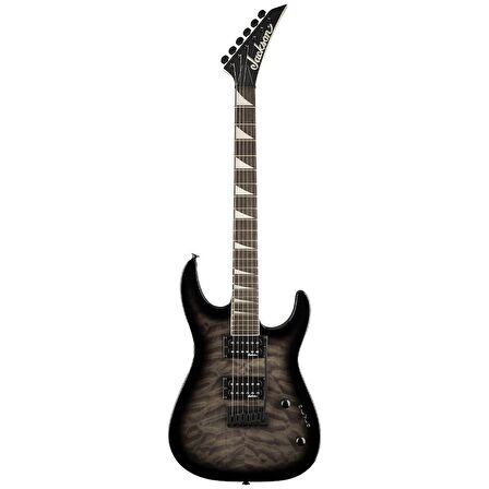 Jackson JS20 Dinky DKQ 2PT Amaranth Klavye Transparent Black Burst Elektro Gitar