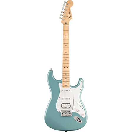 Squier FSR Sonic Stratocaster HSS Akçaağaç Klavye  WPG Sonic Gray Elektro Gitar