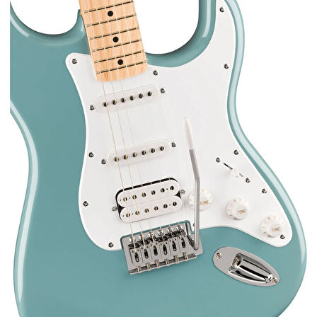 Squier FSR Sonic Stratocaster HSS Akçaağaç Klavye  WPG Sonic Gray Elektro Gitar