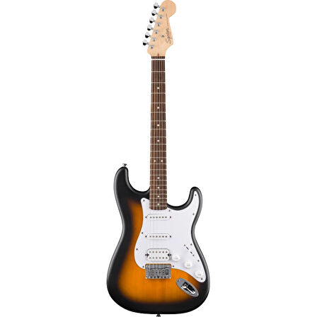 Squier Debut Stratocaster HSS Sabit Köprü Laurel  Klavye 2 Ton Sunburst Elektro Gitar