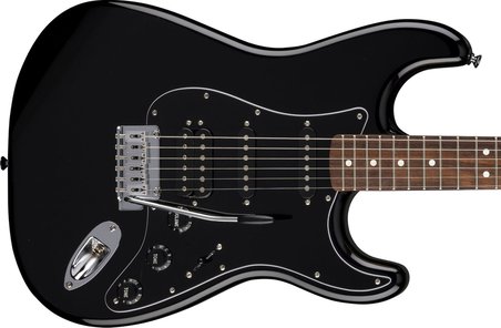 Fender Standard Stratocaster HSS Laurel Klavye Black Elektro Gitar