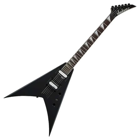 Jackson JS32T King V Sabit Köprü Amaranth Klavye Gloss Black Elektro Gitar