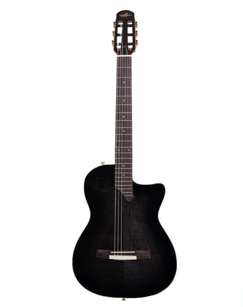 Barcelona EL TORO-TBK İnce Kasa Siyah Elektro Klasik Gitar