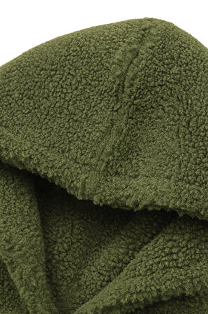 Genıus Store Erkek Kapüşonlu Polar Sherpa Kuzu Kumaş İçi Şardonlu Kapüşonlu Sweatshırt SHERPA-KAP