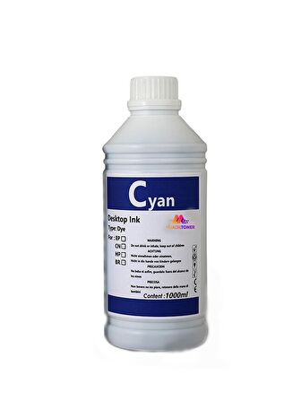 Colorful Toner HP Gt5820-Gt51 1 Litre Mavi Muadil Mürekkep 