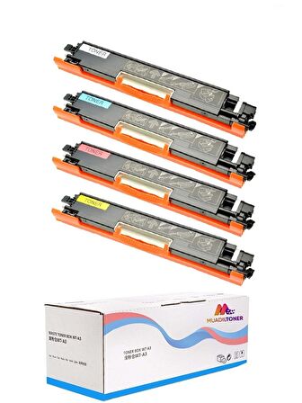 Colorful Toner  Canon CRG-729 Muadil Toner Set  / LBP-7018C / LBP-7018 Muadil Toner