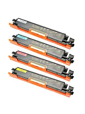 Colorful Toner  Canon CRG-729 Muadil Toner Set  / LBP-7018C / LBP-7018 Muadil Toner