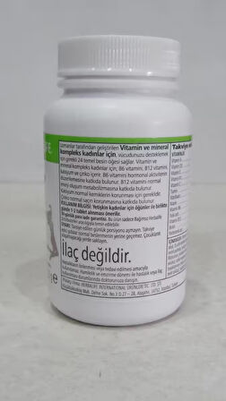Formül 2 Vitamin ve Mineral Kompleks Kadınlar İçin