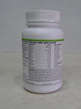 Formül 2 Vitamin ve Mineral Kompleks Kadınlar İçin