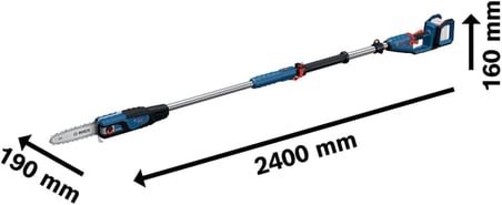 Bosch GKE 18V-25 TP Solo Zincirli Ağaç Budama Makinesi, Aküsüz