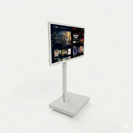 Ayarlı Tv Standı – Tekerli Tv Askısı – Hareketli Tv Standı – 22″ – 43″ Tv Ile Uyumlu – Metal