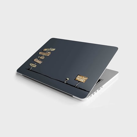 Laptop Sticker Bilgisayar Notebook Pc Kaplama Etiketi Money