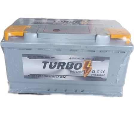 TURBO 100 AH. 900A (EN) (PETLAS GARANTİSİ ALTINDA) (ÜRETİM TARİHİ: 2026)