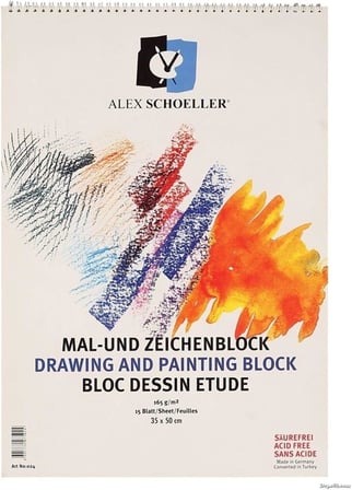 SCHOELLER A.SPR.RSM.165.35 RESİM DEFTERİ 165 GR. 35x50 ALX-024