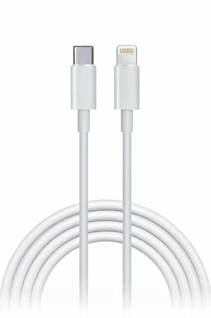 İPhone Uyumlu USB-C to Lightning Şarj ve Data Kablosu, Beyaz 3M