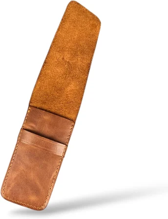 Hakiki Deri Minimal Kalemlik (Taba)