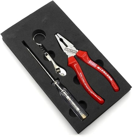 Izeltaş Pense Ve Kontrol Kalemi 2Li Set (Anahtarlıklı)