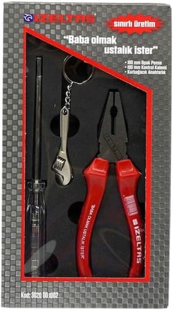 Izeltaş Pense Ve Kontrol Kalemi 2Li Set (Anahtarlıklı)