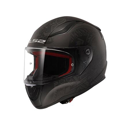 LS2 Rapid Takaroa Mat Siyah Kask