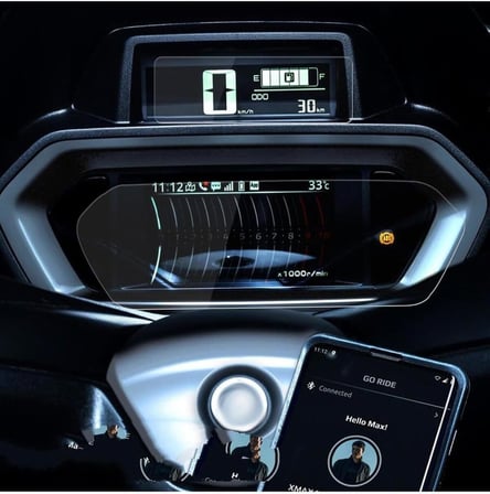 Yamaha X Max Tech Max ile uyumlu 2023 2024 Dijital Gösterge 9H Nano Ekran Koruyucu