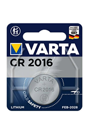 Cr 2016 3 Volt Lityum Tekli Pil