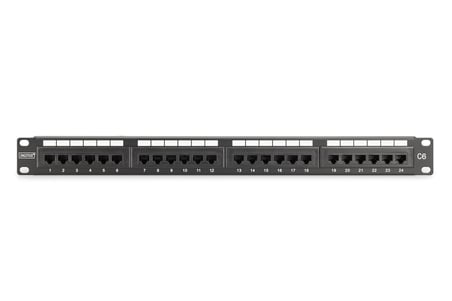 DN-91624U 19 24 Port Cat6 UTP Patch Panel