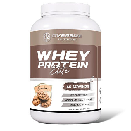 Whey Protein Elite Kurabiye Aromalı 2000g 60 Servis