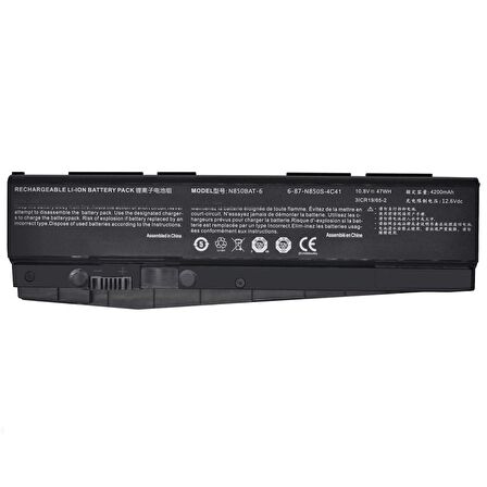Monster Abra A5 V12.1.2  Batarya Laptop Pil