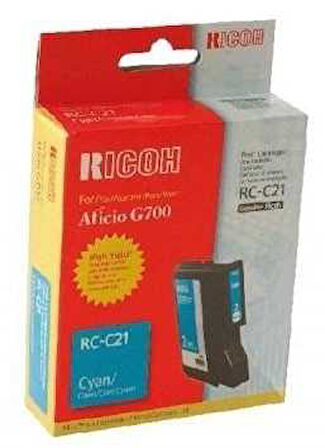 Ricoh Aficio RC-C21 Mavi Orijinal Kartuş
