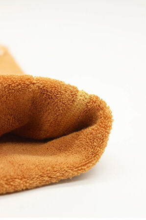 Bistyle Tekli Kaymaz Mix Havlu Külotlu Çorap BS50501M Hardal