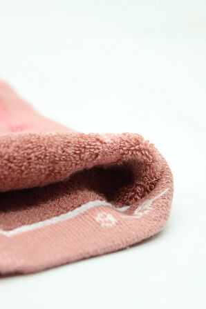 Bistyle Tekli Puan Kaymaz Havlu Külotlu Çorap BS50502 Pudra