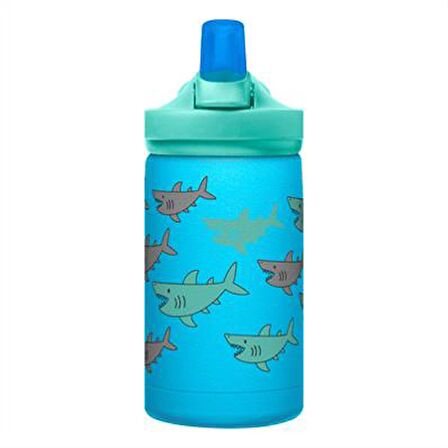 CamelBak Pipetli Çelik Termos Suluk - Eddy+ 350 ml - School of Sharks