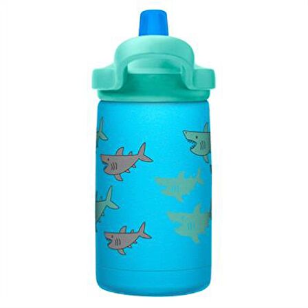 CamelBak Pipetli Çelik Termos Suluk - Eddy+ 350 ml - School of Sharks