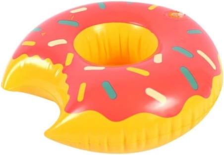 Donut Karpuz Flamingo 3lü Şişme Havuz Deniz Bardak Tutucu Float Bar Seti