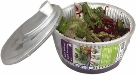 Salata Ve Sebze Kurutucu Salata Değirmeni Sebze Yıkama Makinesi 5 Lt, EVFUCSANSLTKURUTUCU
